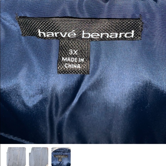 Navy Blue Quilted Coat with belt.. - Picture 2 of 3